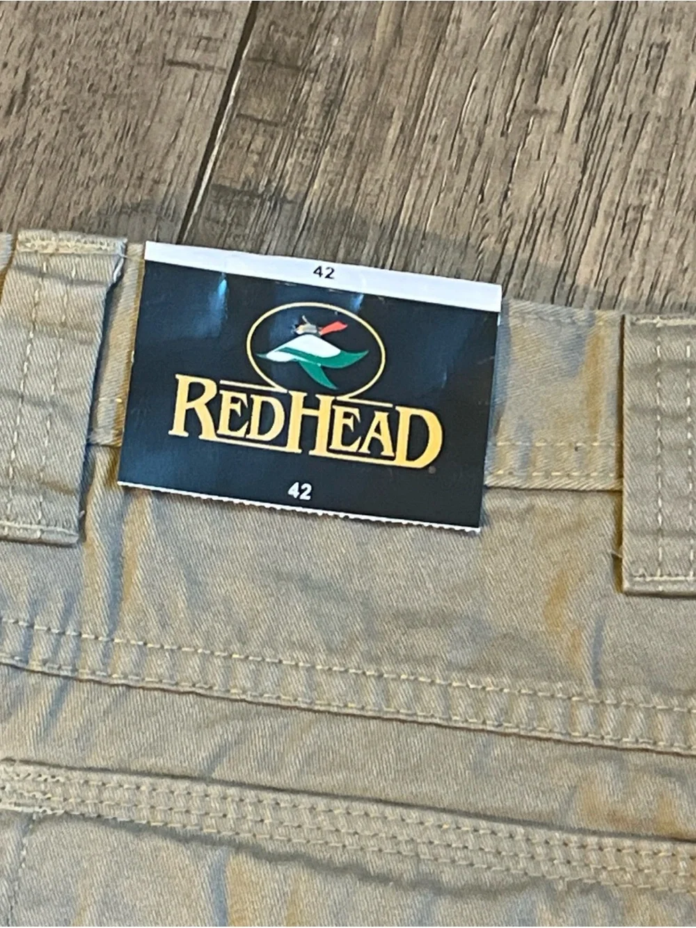 Khaki Cargo Shorts - RedHead 42x10